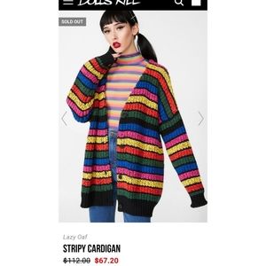 Dolls Kill rainbow pride sweater